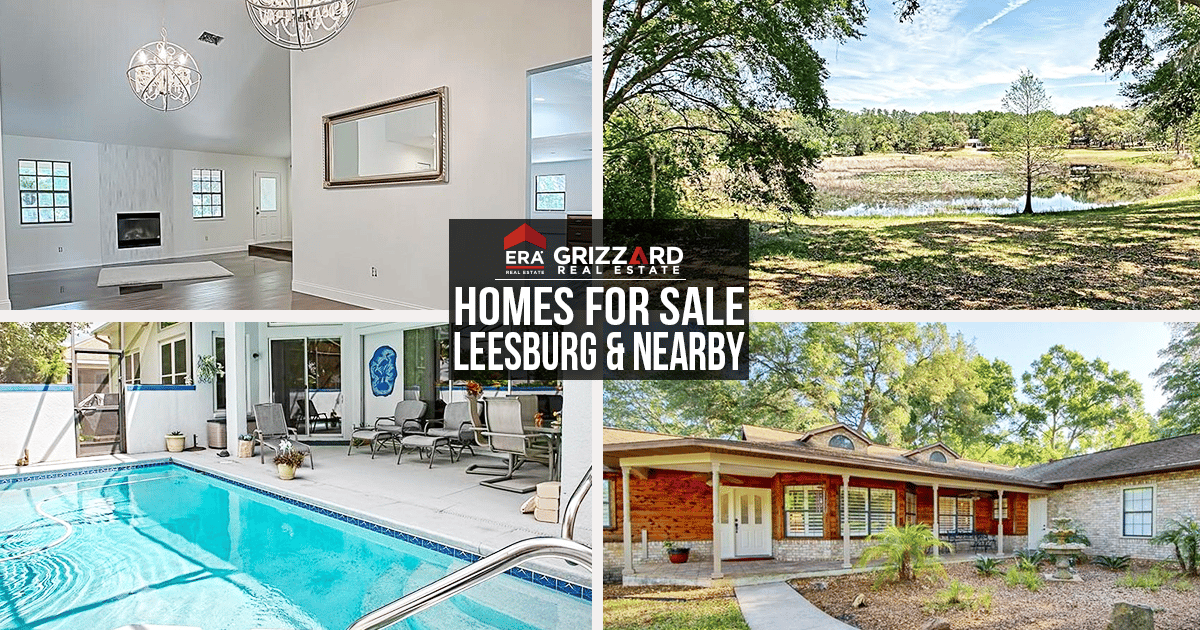 Homes for sale in Leesburg, FL & nearby for Poolsides, Acreage & 55+